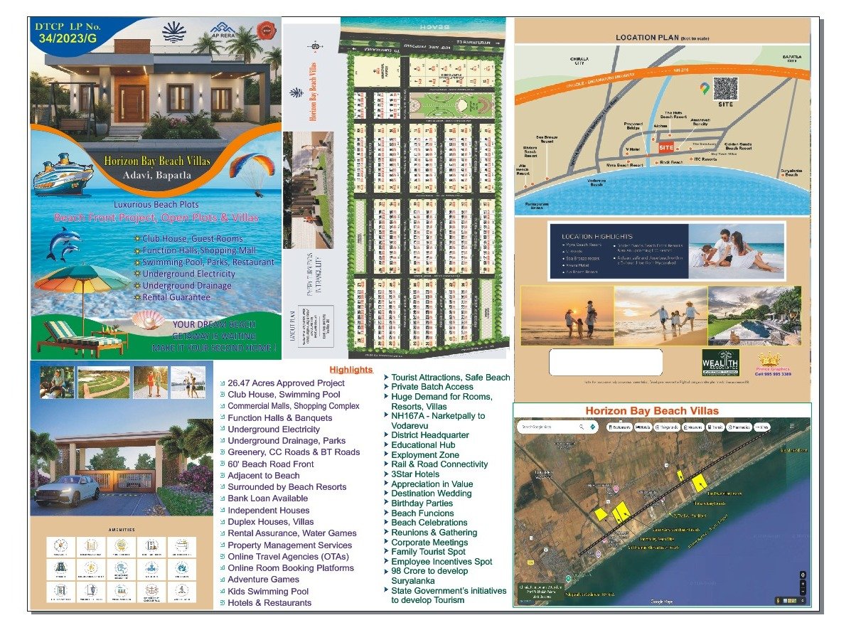 Horizon Bay Beach Villas, Beach Resorts &amp; Villas, Bapatla